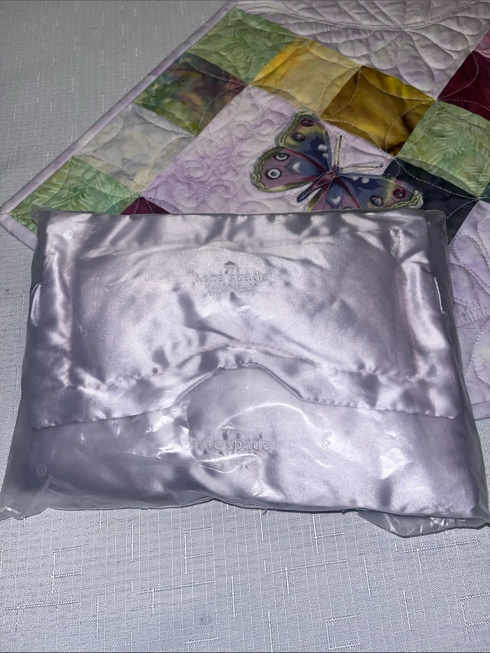 kate spade NIP! Eye Mask & Pouch Set